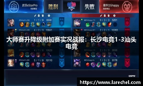 大师赛升降级附加赛实况战报：长沙电竞1-3汕头电竞